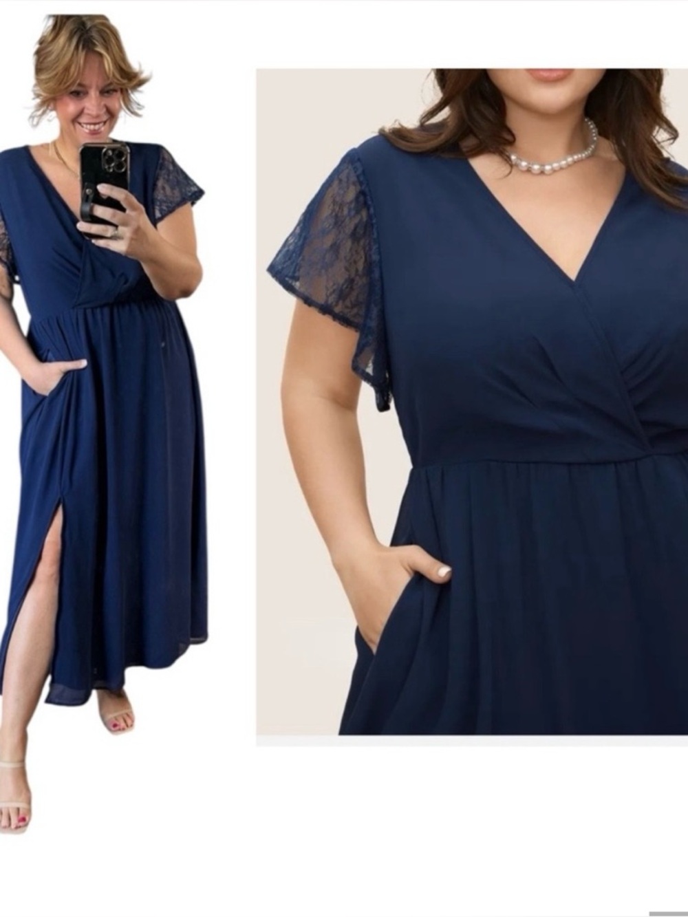 NWT BloomChic Mother of the Bride Dress - Special Occasion Navy Lace
